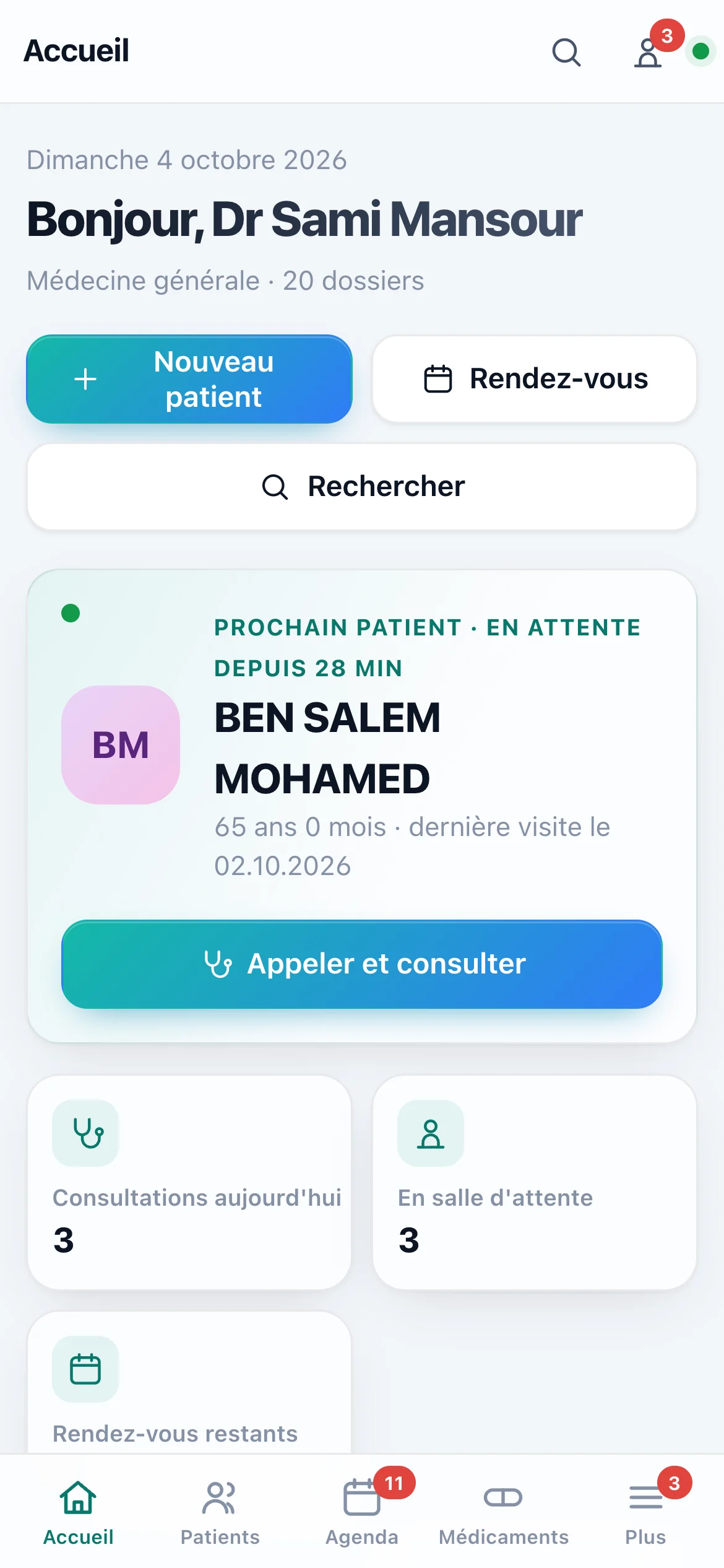 CABIS sur téléphone